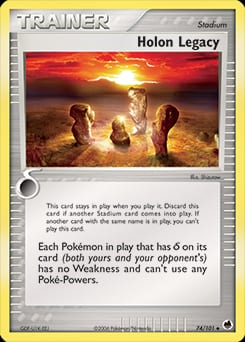 2006 Dragon Frontiers Holon Legacy #74 card