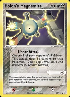 Delta Species Holon's Magnemite #70 card