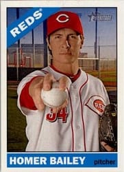 2015 Topps Heritage Base Set Homer Bailey #371 card