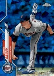 2020 Topps Chrome Sapphire Edition Base Set Homer Bailey #357 card