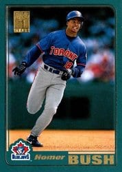 2001 Topps Base Set Homer Bush #209 card