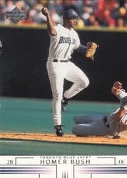 2002 Upper Deck Base Set Homer Bush #85 card