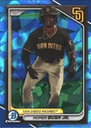 2024 Bowman Sapphire Edition Base Set Homer Bush Jr. #BCP-87 card