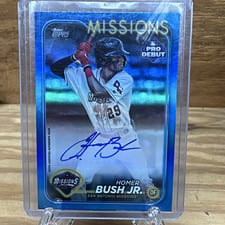 2024 Topps Pro Debut Autographs Homer Bush Jr. #PD-65 card