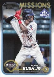 2024 Topps Pro Debut Base Set Homer Bush Jr. #PD-65 card