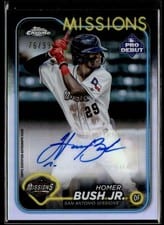 2024 Topps Pro Debut Chrome Autographs Homer Bush Jr. #PDC-65 card