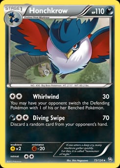 2012 Dragons Exalted Honchkrow #73 card
