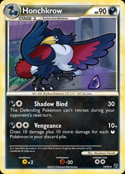 HS—Undaunted Honchkrow #16 card