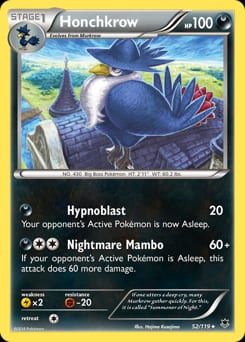 2014 Phantom Forces Honchkrow #52 card