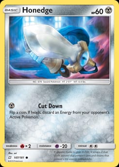 Team Up Honedge #107 card