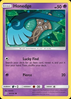 Unified Minds Honedge #92 card