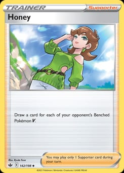 Chilling Reign Honey #142 card
