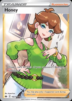 Chilling Reign Honey #192 card