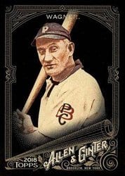 2018 Topps Allen & Ginter X Base Set Honus Wagner #110 card