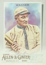 2020 Topps Allen & Ginter Base Set Honus Wagner #116 card
