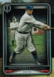 2020 Topps Tribute Base Set Honus Wagner #87 card