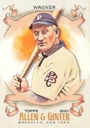 2021 Topps Allen & Ginter Base Set Honus Wagner #106 card