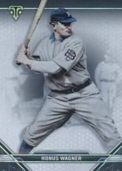 2021 Topps Triple Threads Base Set Honus Wagner #74 card