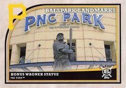 2018 Topps Big League Base Set Honus Wagner Statue #361 card