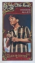 2023 Topps Allen & Ginter Mini By Any Other Name Hoodie Allen #BAN-5 card