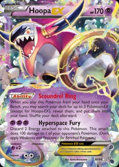 2015 Ancient Origins Hoopa-EX #36 card
