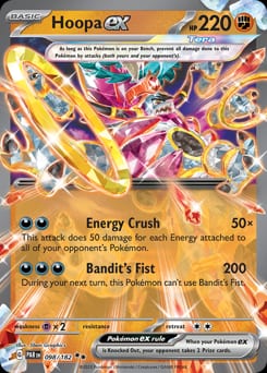 Paradox Rift Hoopa ex #98 card