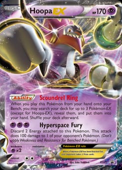 XY Black Star Promos Hoopa-EX #XY71 card