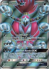 Team Up Hoopa-GX #166 card