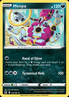 Lost Origin Hoopa #122 card