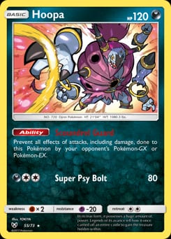 Shining Legends Hoopa #55 card