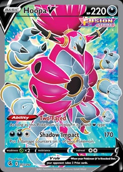 Fusion Strike Hoopa V #253 card