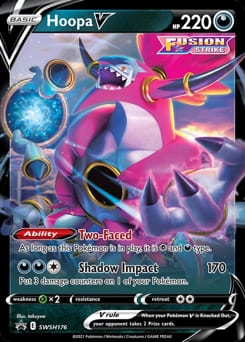 SWSH Black Star Promos Hoopa V #SWSH176 card
