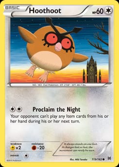 BREAKthrough Hoothoot #119 card