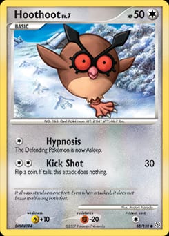 Diamond & Pearl Hoothoot #85 card