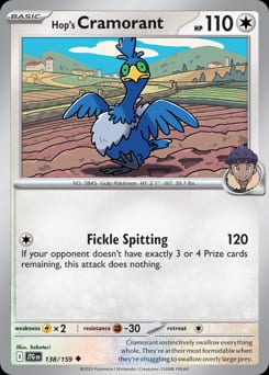 Journey Together Hop's Cramorant #138 card