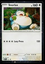 2022 Scarlet & Violet Promos Hop's Snorlax #184 card