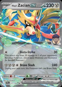 Journey Together Hop's Zacian ex #111 card