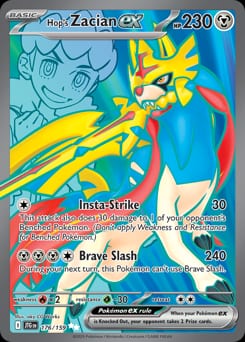 Journey Together Hop's Zacian ex #176 card