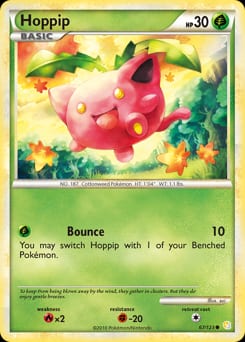 HeartGold & SoulSilver Hoppip #67 card