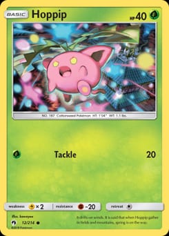 2018 Lost Thunder Hoppip #12 card
