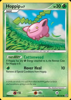 Secret Wonders Hoppip #90 card