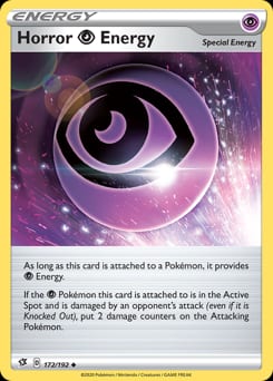 Rebel Clash Horror Psychic Energy #172 card