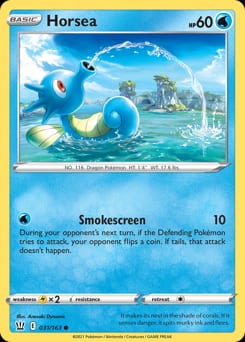Battle Styles Horsea #31 card