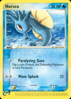 Dragon Horsea #58 card