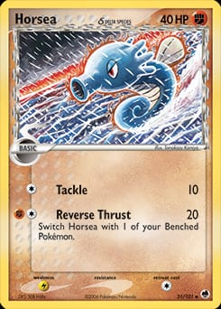 Dragon Frontiers Horsea δ #31 card