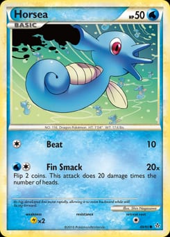 2010 HS—Unleashed Horsea #49 card
