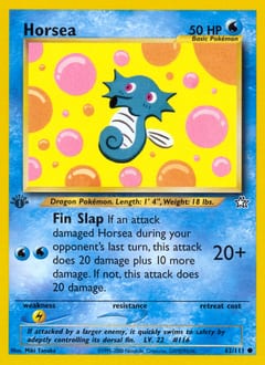 Neo Genesis Horsea #62 card