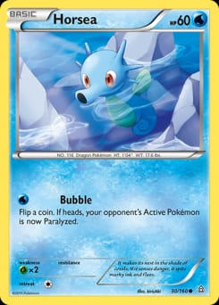 Primal Clash Horsea #30 card