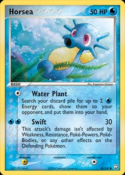 Team Rocket Returns Horsea #58 card