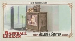 2022 Topps Allen & Ginter Mini Baseball Lexicon Hot Corner #BL-12 card